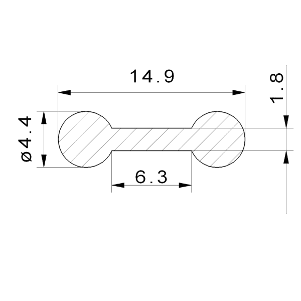 Coupler for an aluminium profile - Kabat Tyre | Polský výrobce pneumatik a duší