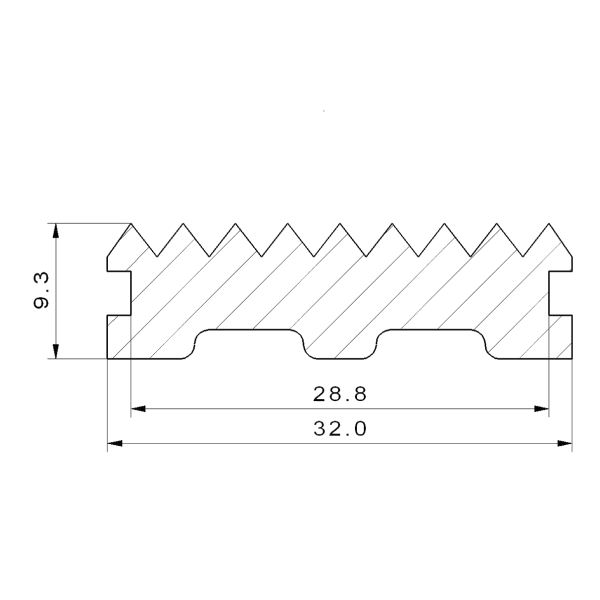 Gasket used for joinery sills ALU - Kabat Tyre | Polský výrobce pneumatik a duší