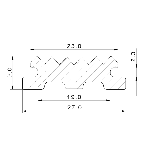 Gasket used for joinery sills ALU - Kabat Tyre | Польский производитель шин и труб